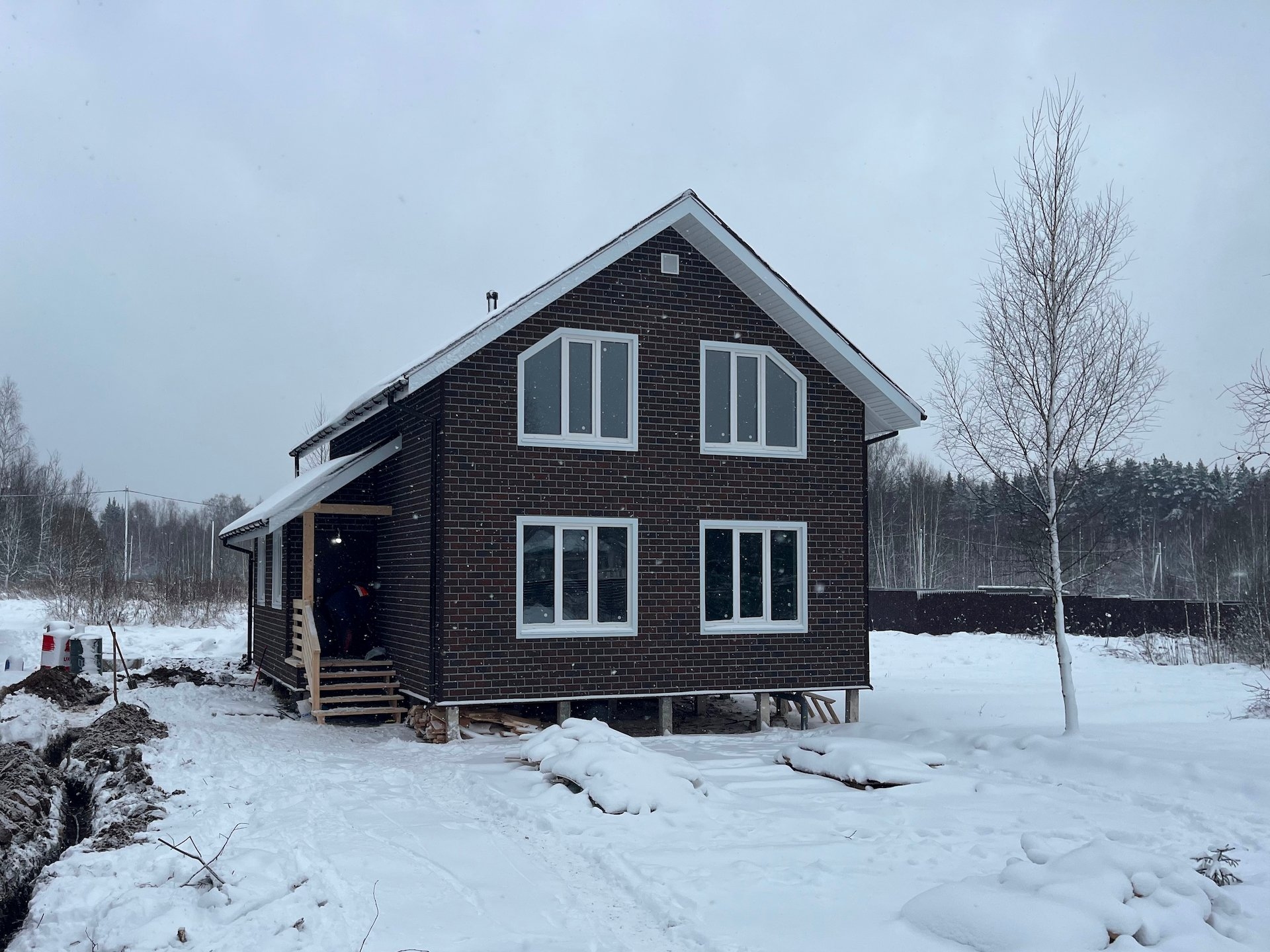 Дом каркасный 8,0х9,5 «Уютный» Дом каркасный 8,0х9,5 «Уютный»