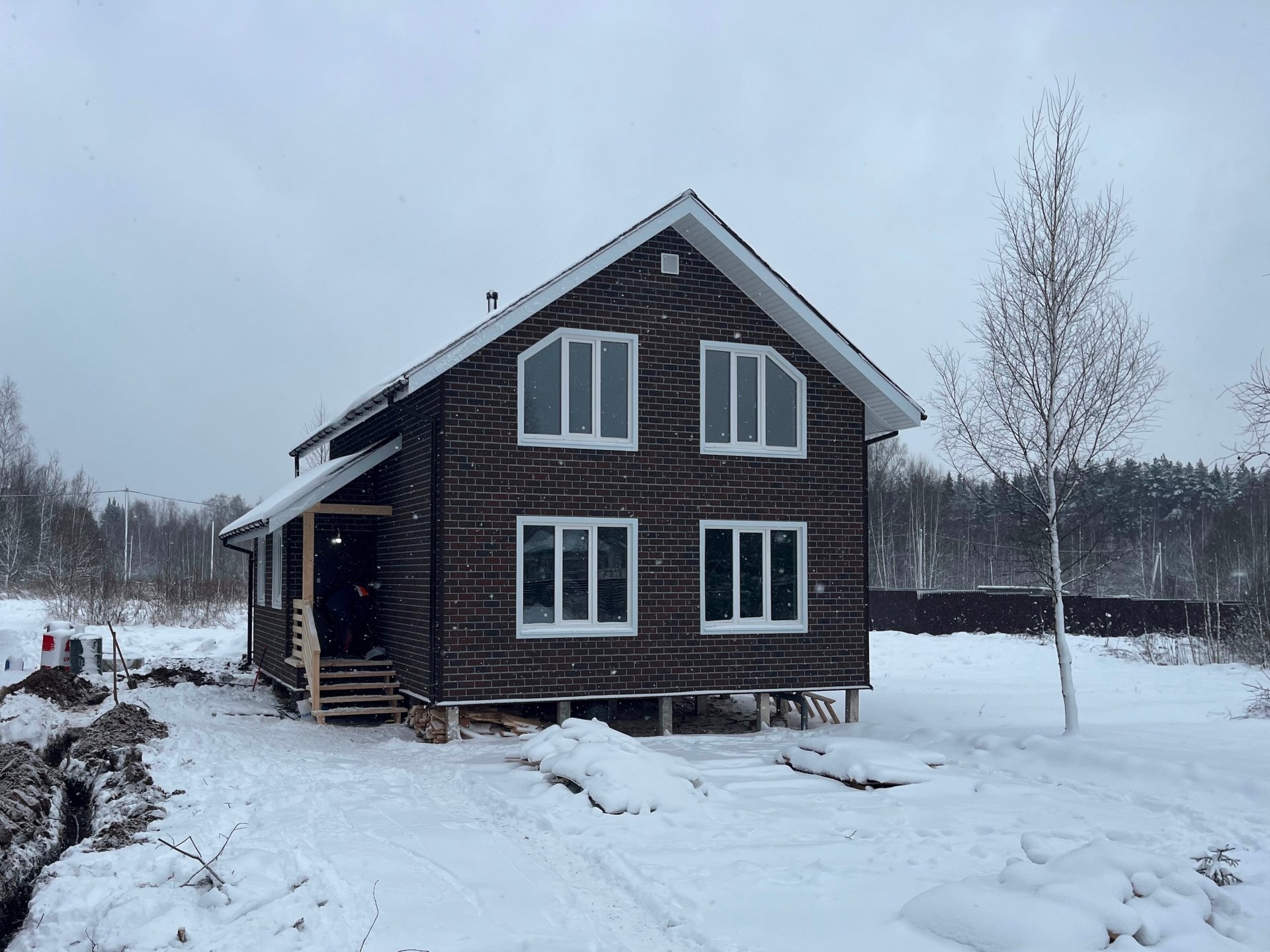 Дом каркасный 8,0х9,5 «Уютный» Дом каркасный 8,0х9,5 «Уютный»