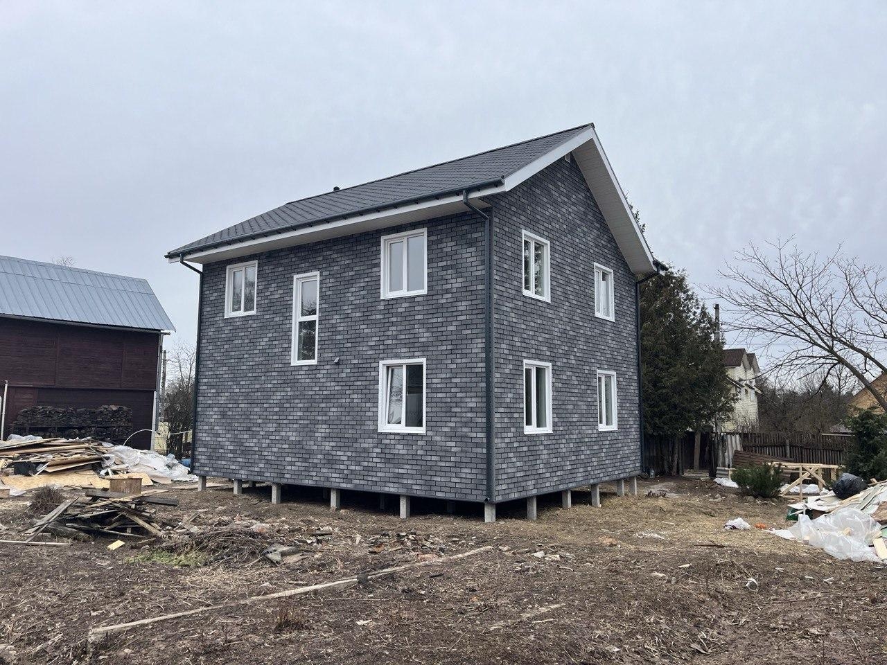 Дом 8,0х9,5 по проекту «Викинг» Дом 8,0х9,5 по проекту «Викинг»