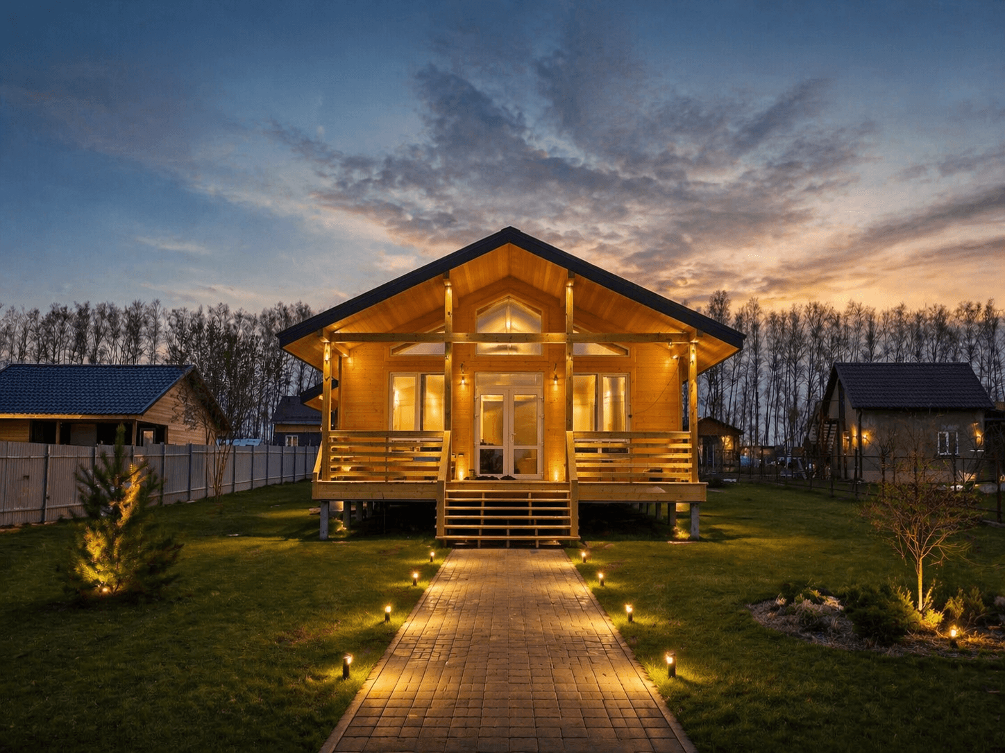 Дом каркасный «Семейный мини» 12,5х7,5м Дом каркасный «Семейный мини» 12,5х7,5м