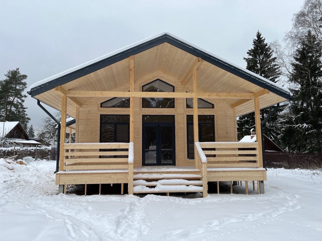 Дом каркасный 12,5х7,5 «Семейный - мини» Дом каркасный 12,5х7,5 «Семейный - мини»