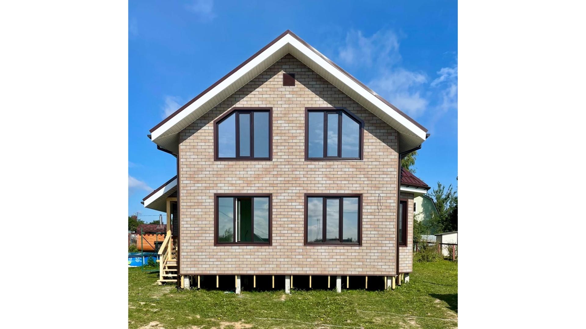 Дом 9,5х8,0 по проекту «Уютный» Дом 9,5х8,0 по проекту «Уютный»