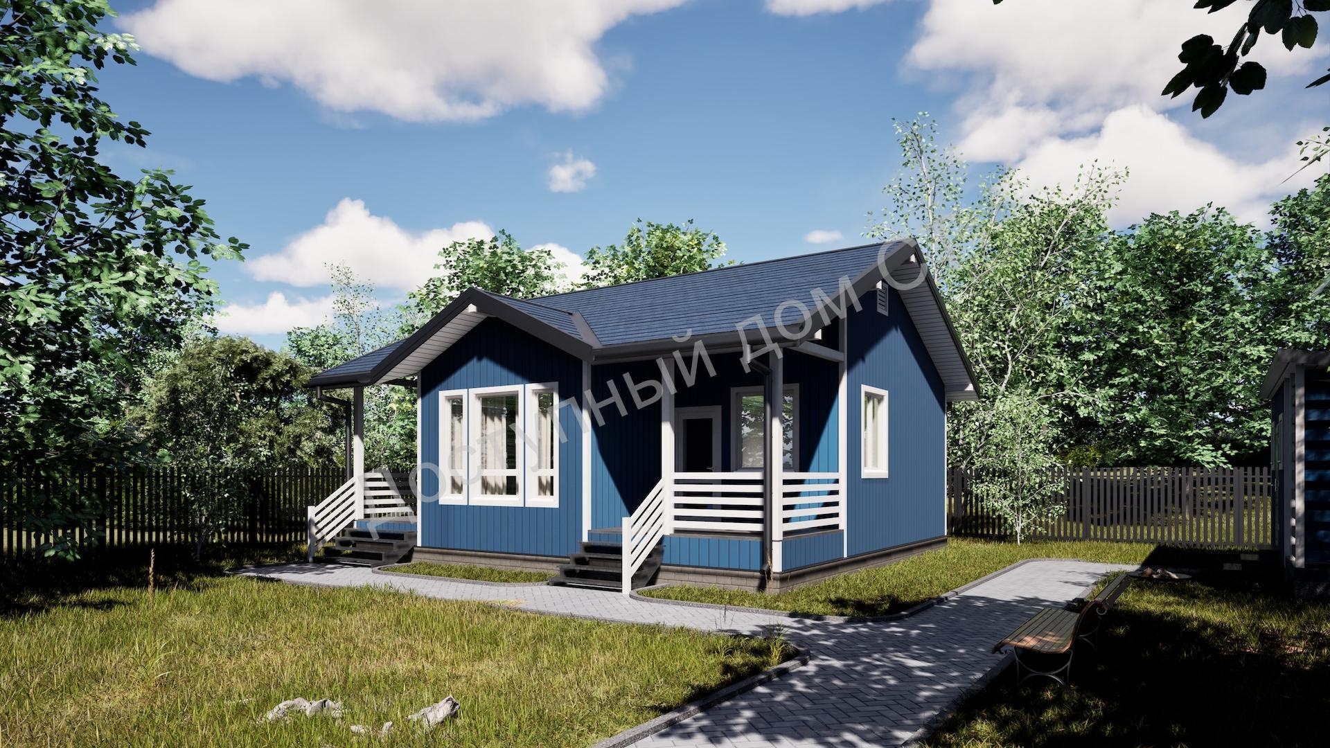 Дом каркасный 9,5х8,5 «Форестер» Дом каркасный 9,5х8,5 «Форестер»