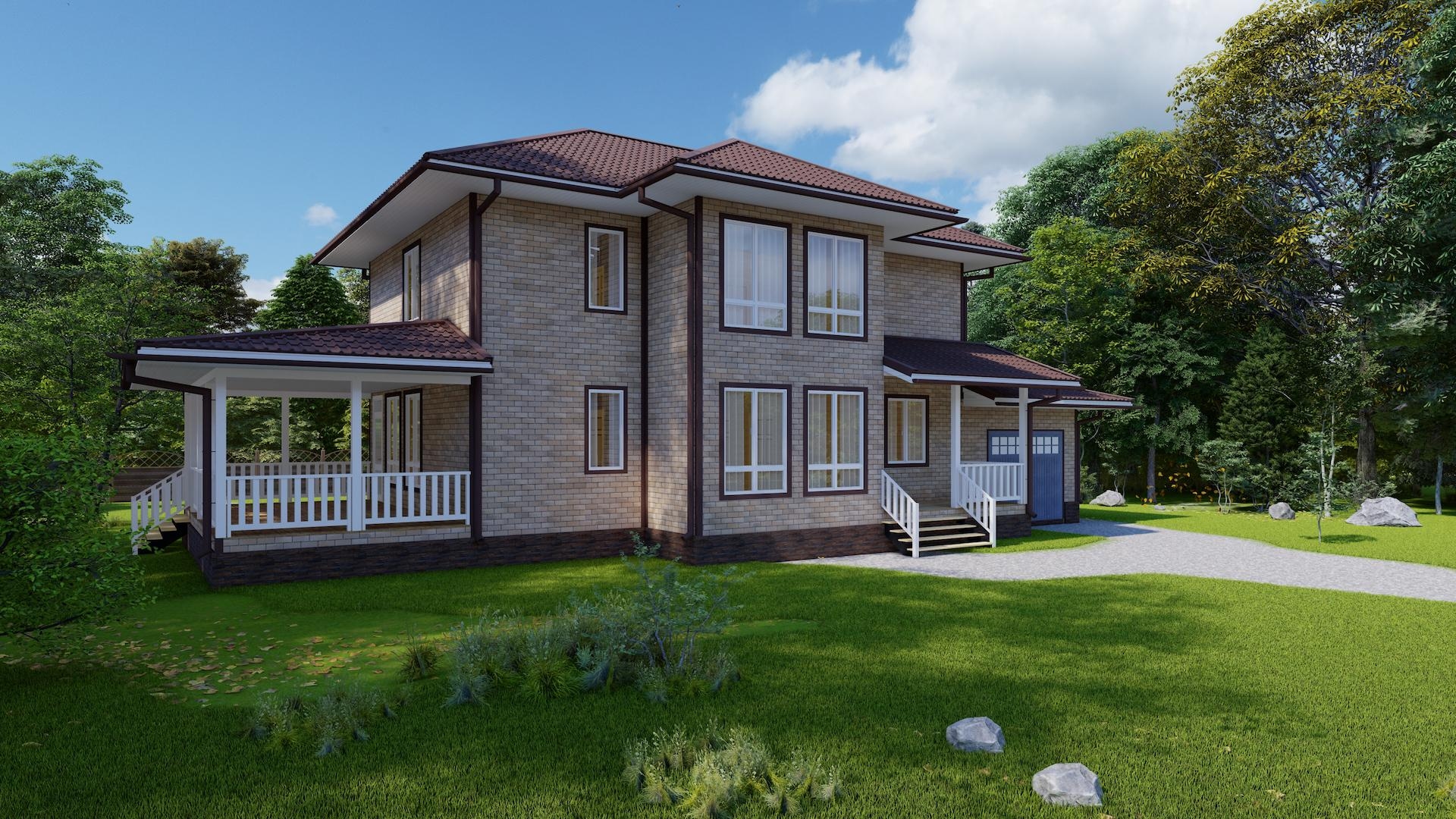 Дом с гаражом Дом с гаражом