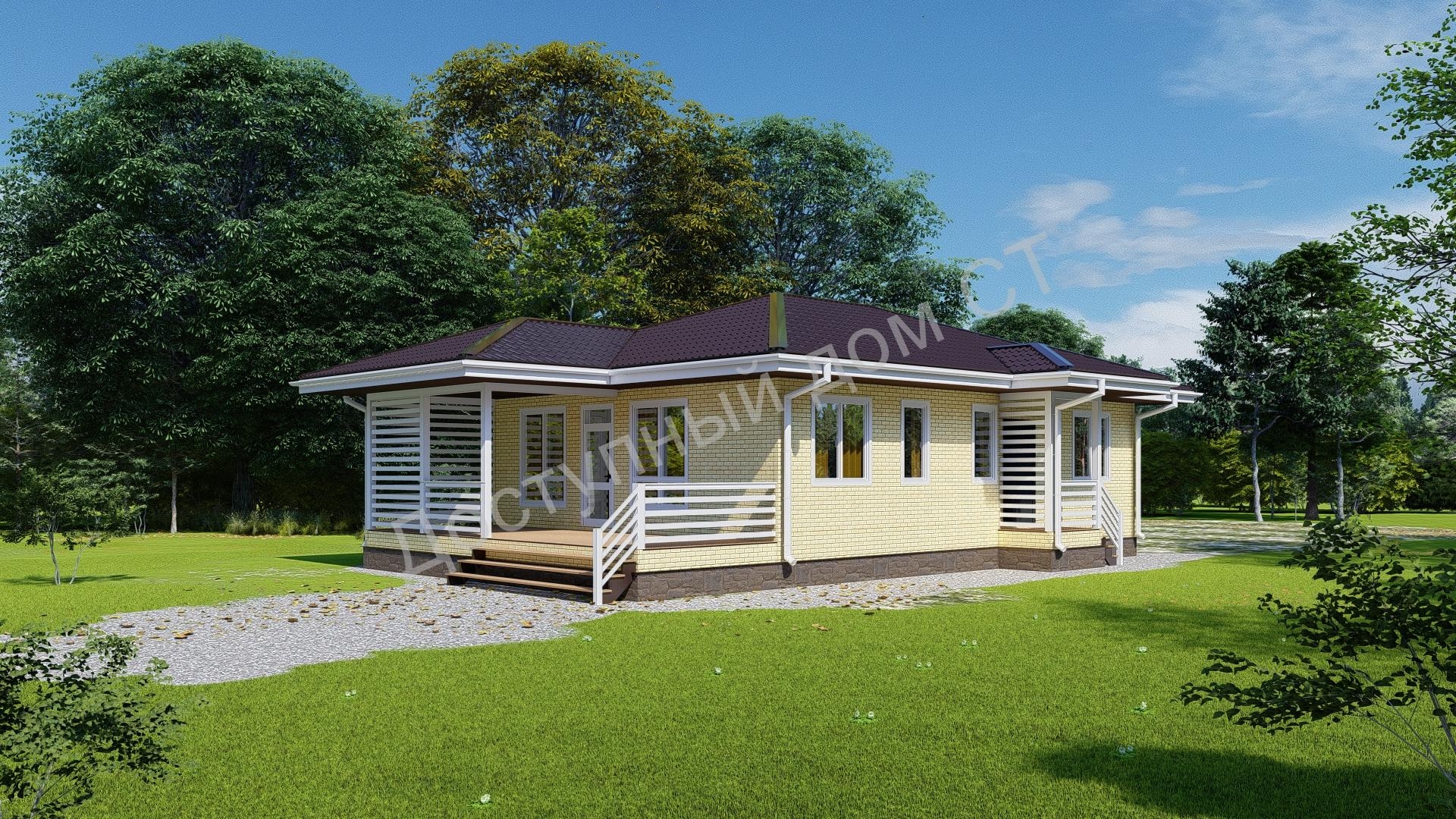 Дом каркасный 9х15 «Семейный-5» Дом каркасный 9х15 «Семейный-5»