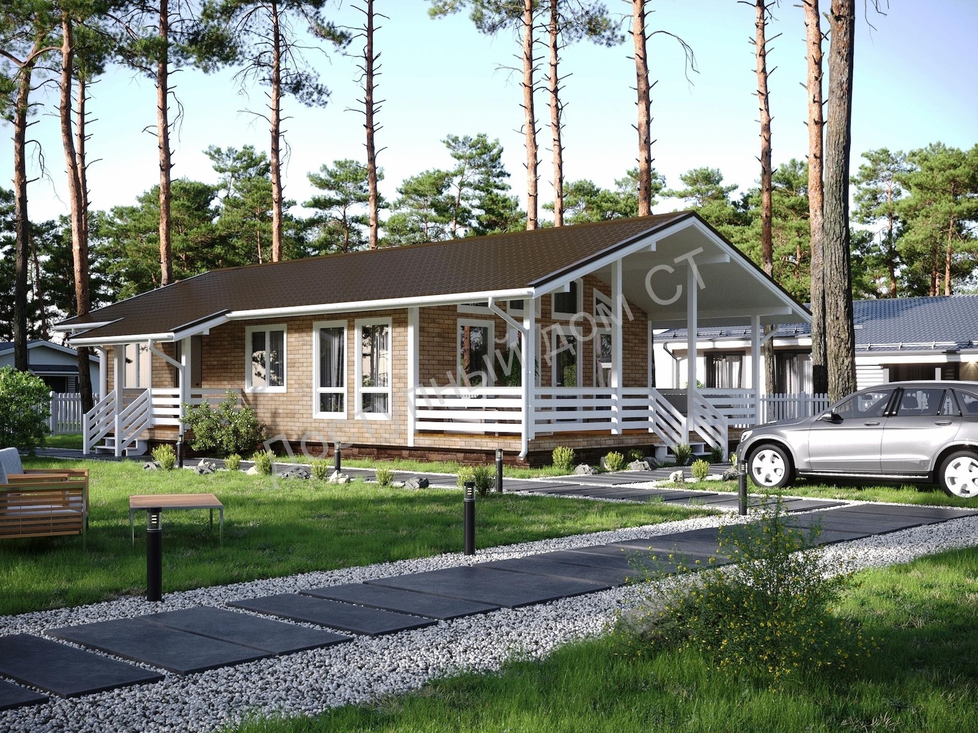 Дом каркасный 15х8 «Семейный-3» Дом каркасный 15х8 «Семейный-3»