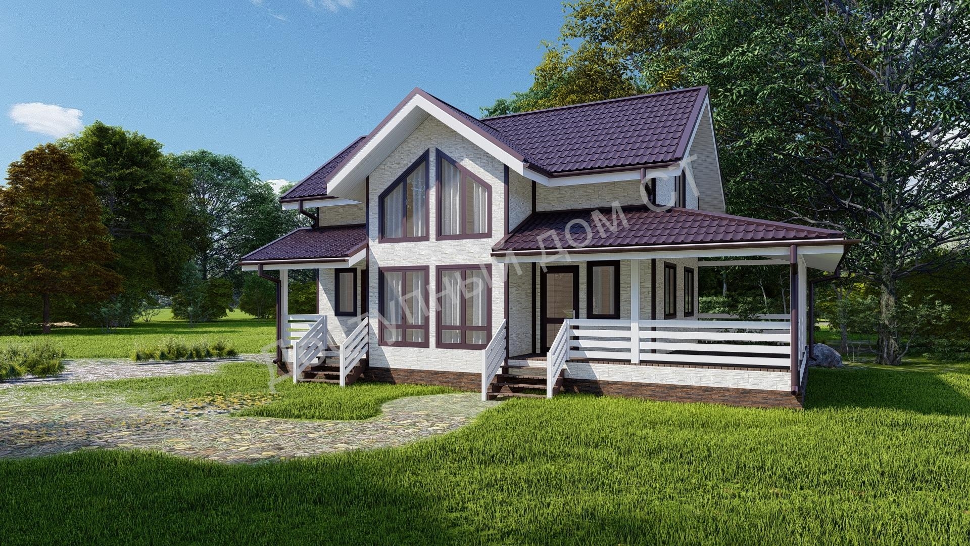 Дом каркасный 7,5х10 «Руза-мини» Дом каркасный 7,5х10 «Руза-мини»