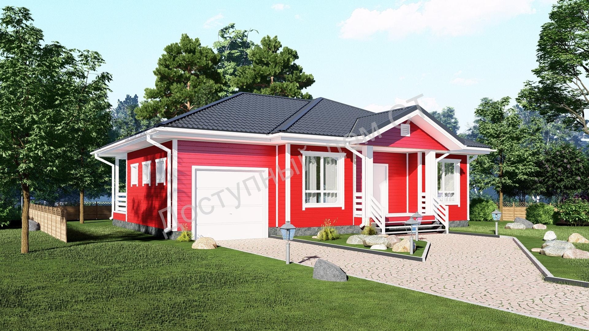 Дом каркасный 13,8х11,0 «Семейный-7» Дом каркасный 13,8х11,0 «Семейный-7»