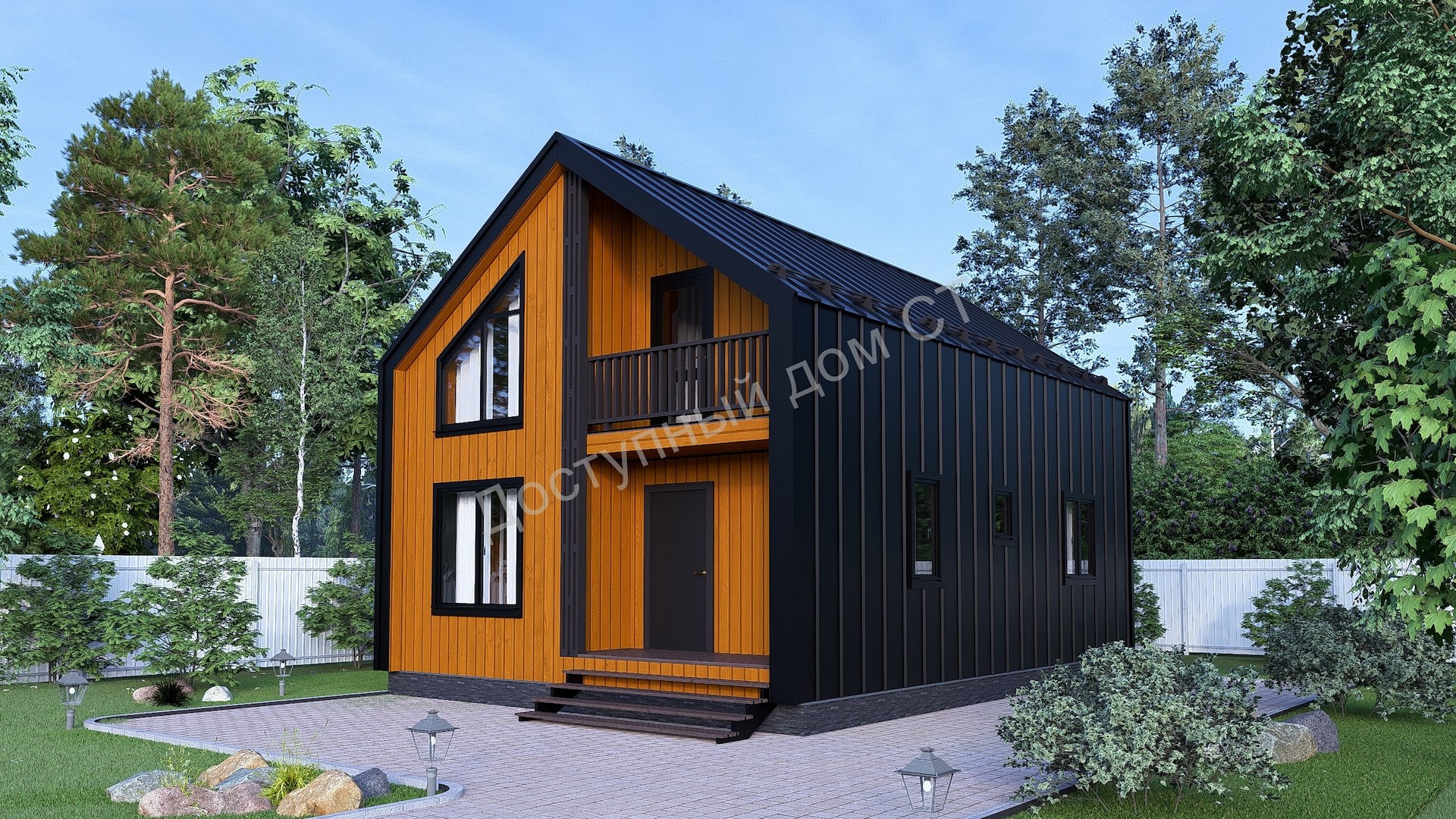 Дом каркасный 7х9,5 «Барн» Дом каркасный 7х9,5 «Барн»