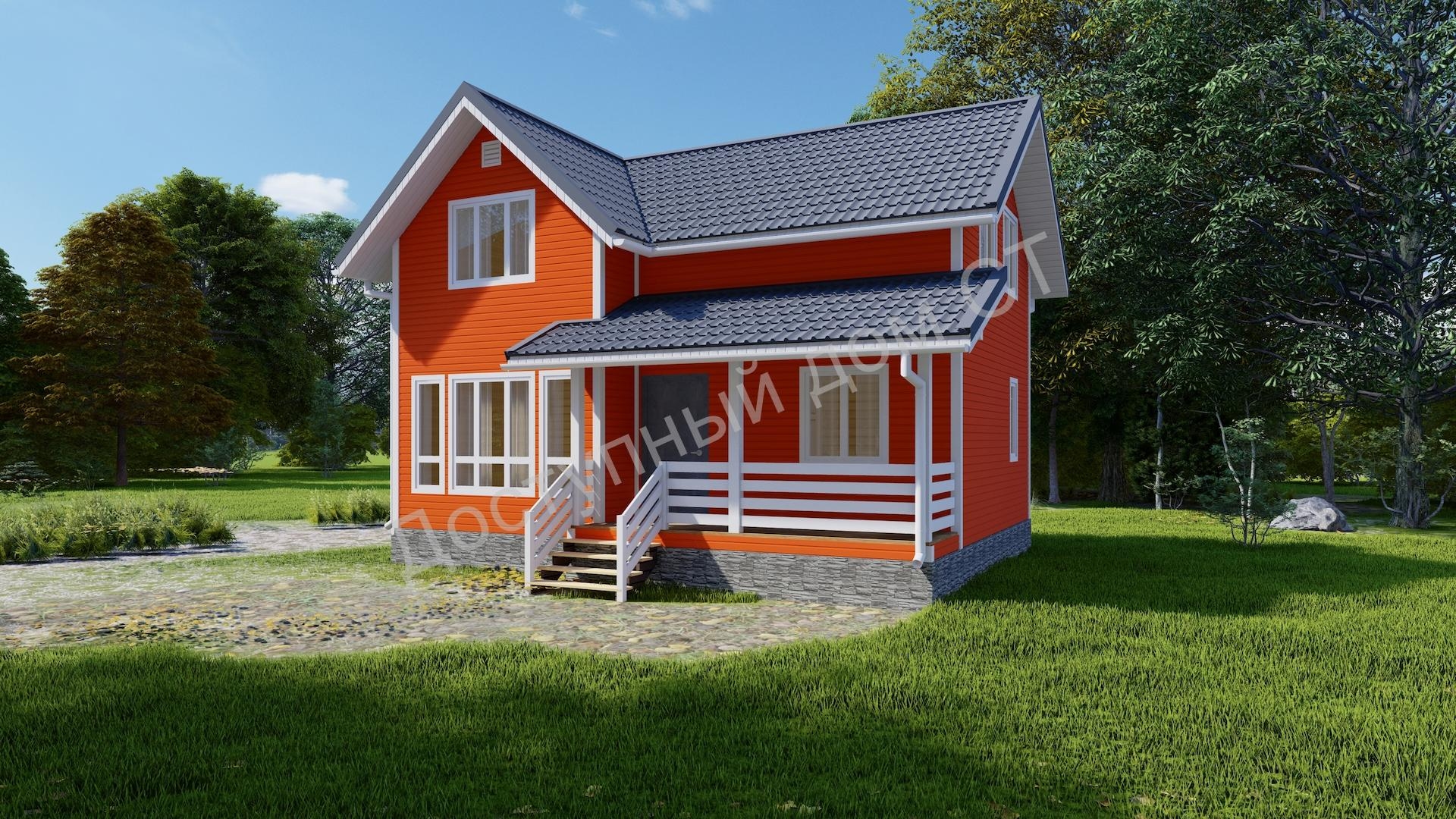 Дом каркасный 6,5х9,0 «Любимый-2» Дом каркасный 6,5х9,0 «Любимый-2»