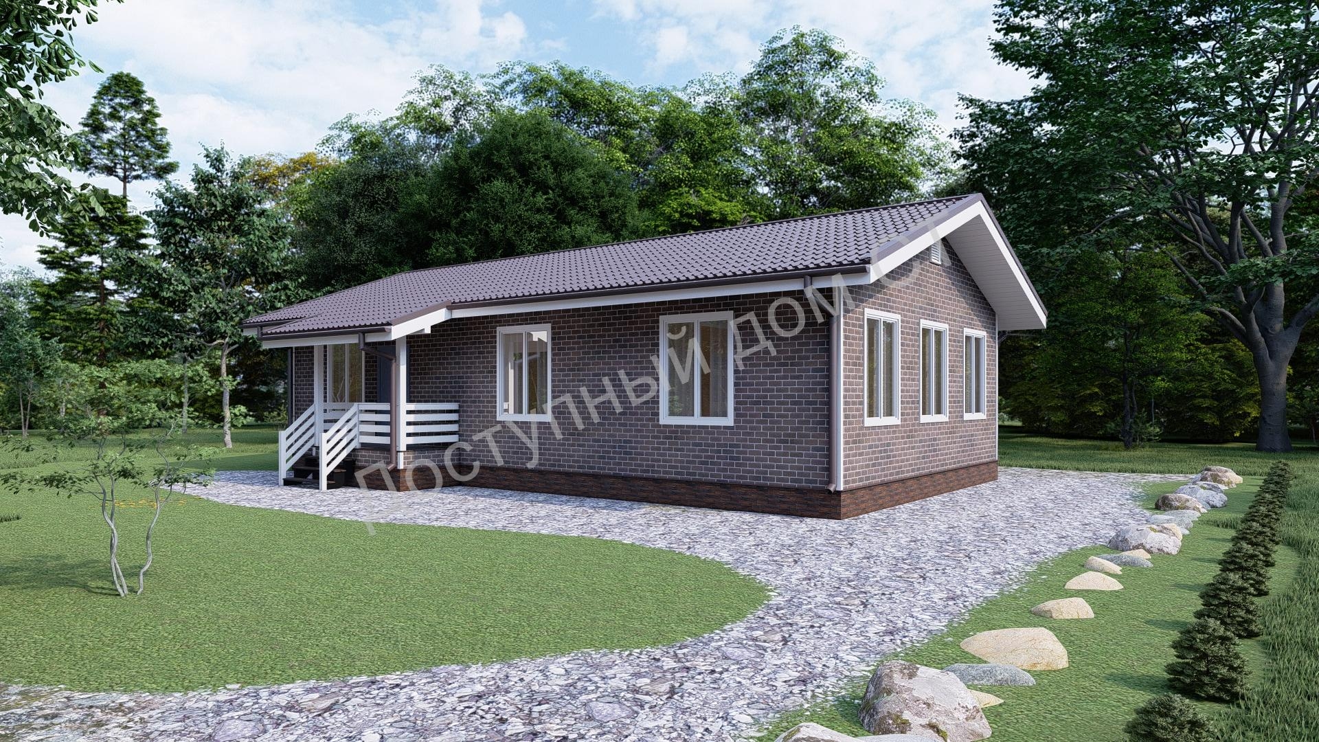 Дом каркасный 15х8,1 «Семейный-4» Дом каркасный 15х8,1 «Семейный-4»