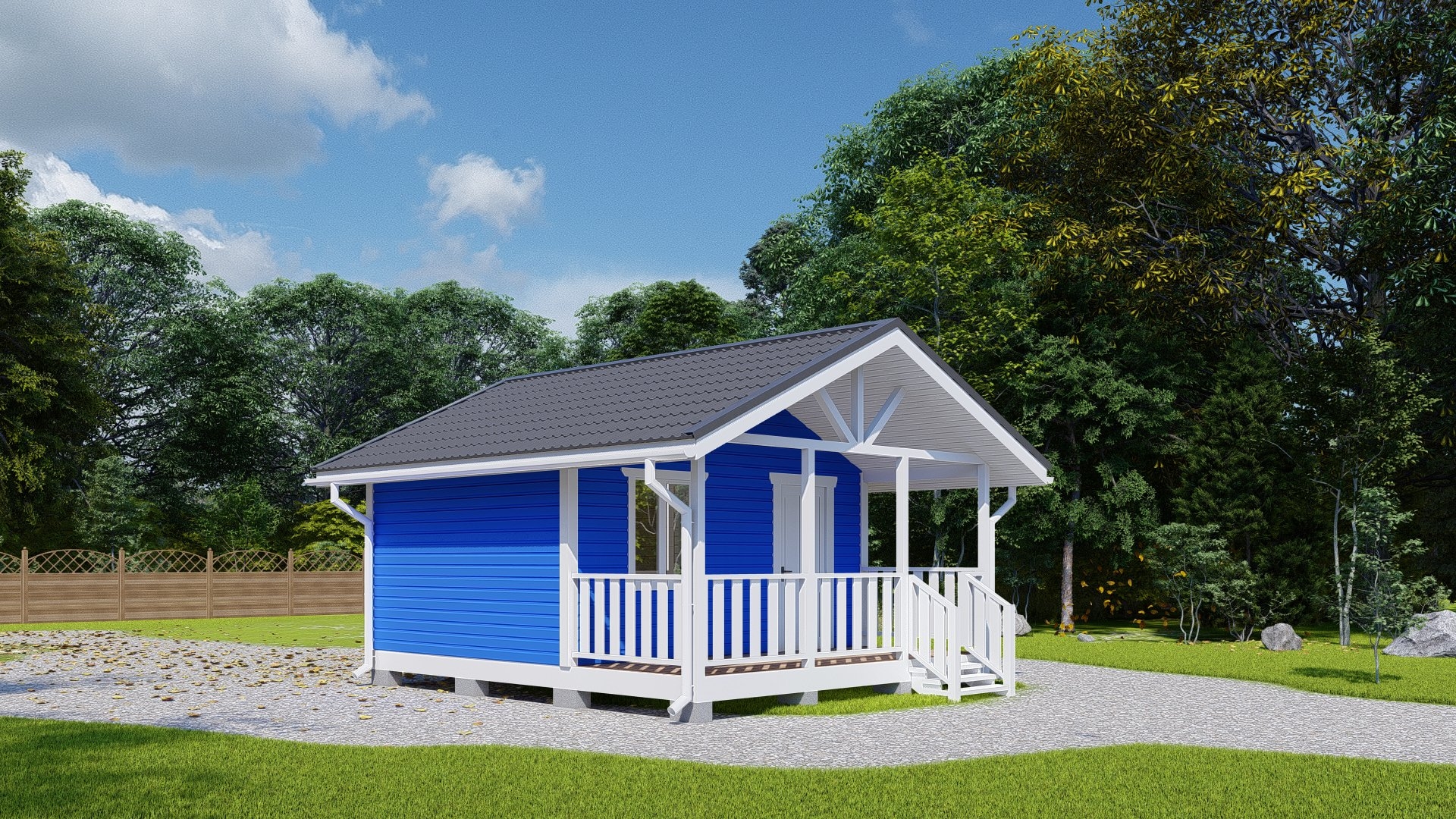 Дом каркасный 6х5 «Дачник» Дом каркасный 6х5 «Дачник»