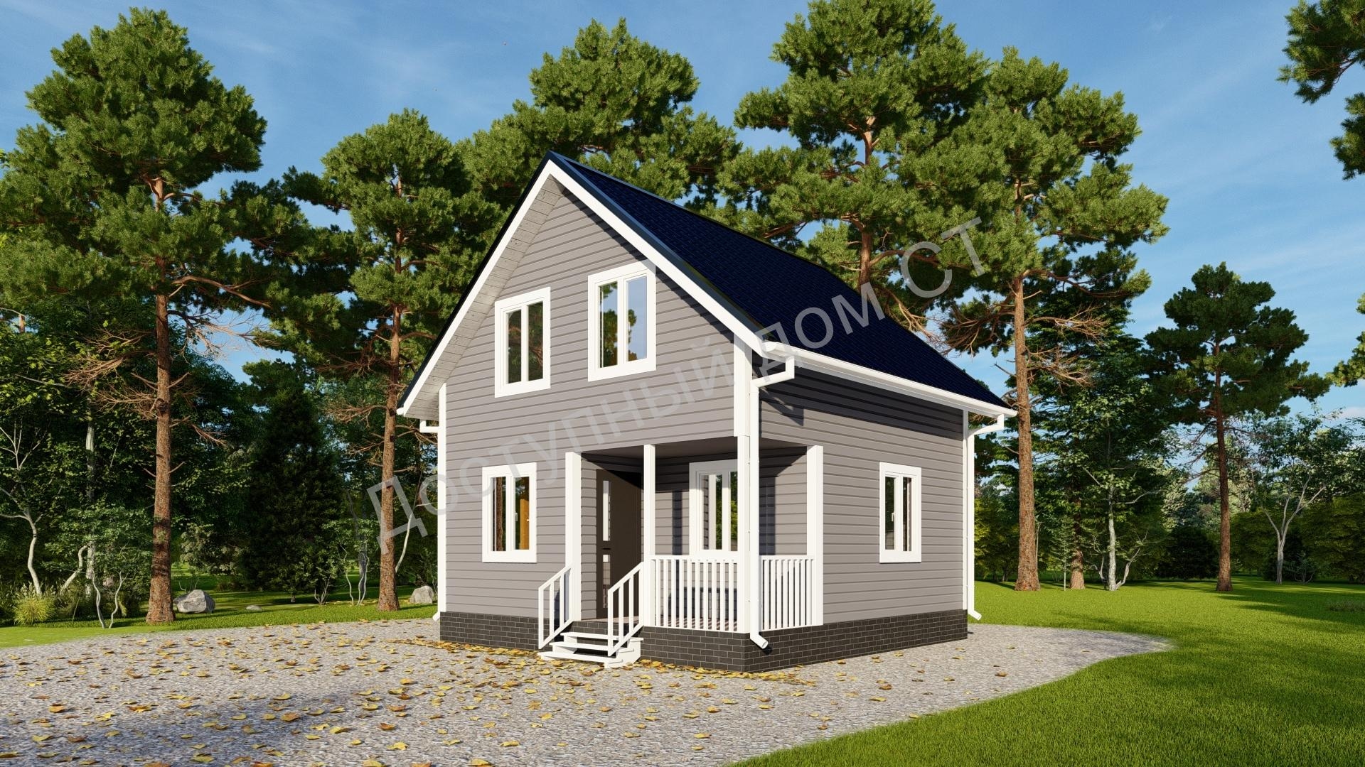 Дом каркасный 6х6 Дом каркасный 6х6